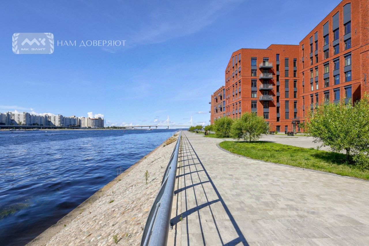 Двухкомнатная 106 м² — Петровская коса, 6к1 — фото 38