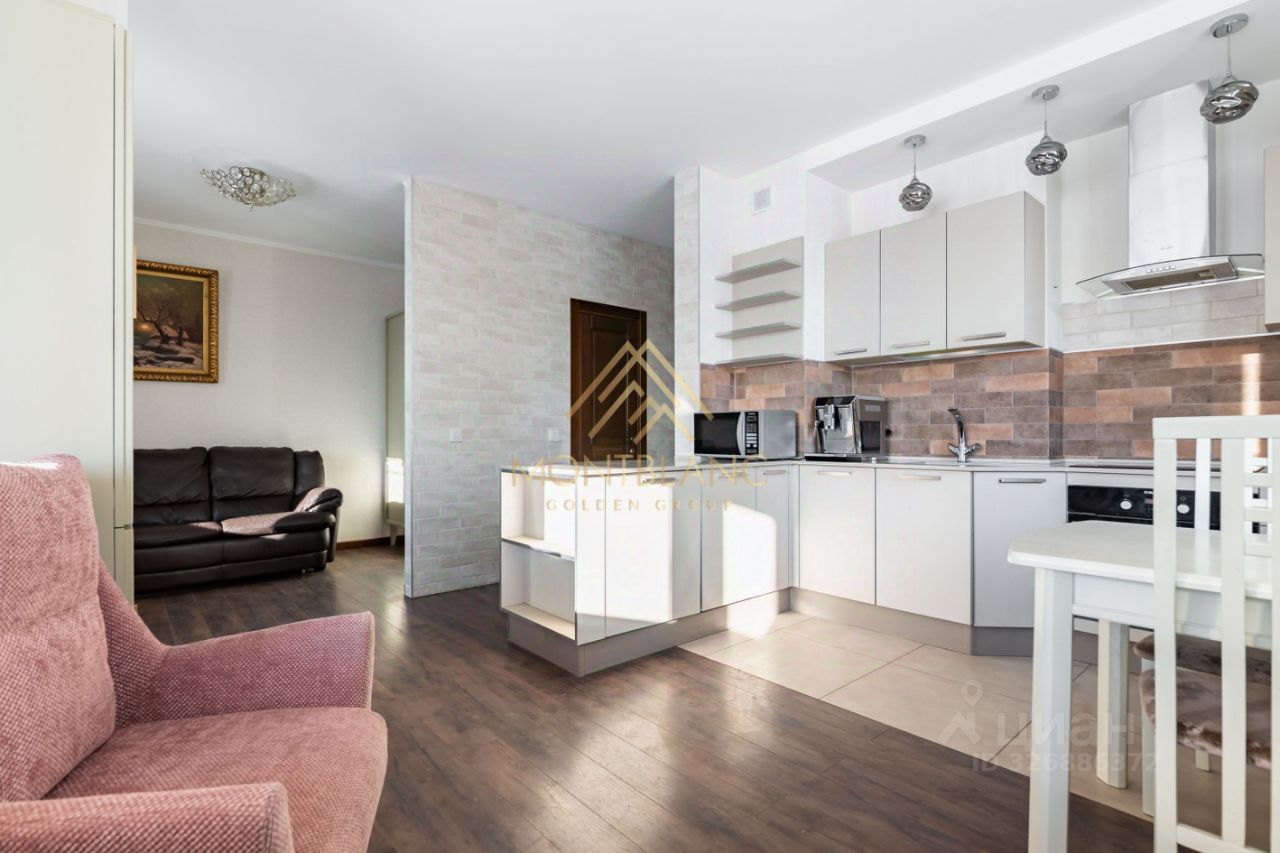 Двухкомнатная 57,2 м² в ЖК Петровская Ривьера — фото 3
